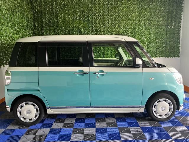 ムーヴキャンバス Ｇメイクアップリミテッド　ＳＡＩＩＩ　両側電動スライドドア・ドラレコ・ＥＴＣ・パノラマモニター・プッシュボタンスタート・ステアリングスイッチ・オートエアコン・キーフリー・ベンチシート・パワーウィンドウ（16枚目）