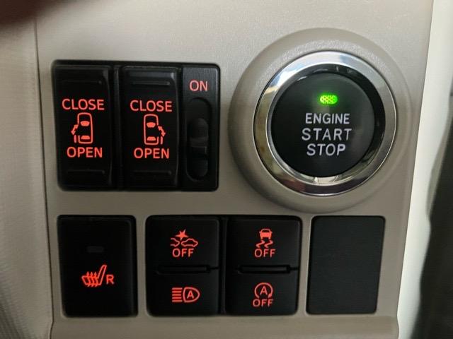 ムーヴキャンバス ＧブラックアクセントＶＳ　ＳＡＩＩＩ　両側電動スライドドア・パノラマモニター・プッシュボタンスタート・ステアリングスイッチ・オートエアコン・キーフリー・オートハイビーム・ベンチシート・運転席シートヒーター・パワーウィンドウ（3枚目）