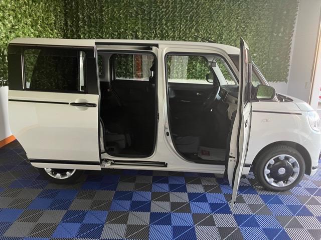 ムーヴキャンバス ＧブラックアクセントＶＳ　ＳＡＩＩＩ　両側電動スライドドア・パノラマモニター・プッシュボタンスタート・ステアリングスイッチ・オートエアコン・キーフリー・オートハイビーム・ベンチシート・運転席シートヒーター・パワーウィンドウ（17枚目）