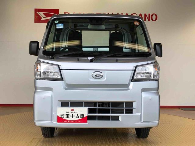 ハイゼットトラック スタンダード 農用スペシャル 4WD マニュアルエアコン パワステ オートライト 作業灯 リヤ4枚リーフスプリング スーパーデフロック ラジオデッキ 衝突被害軽減システム 横滑り防止機能 アイドリングストップ ABS(4枚目)