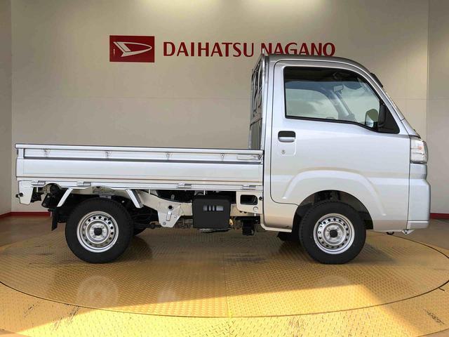 ハイゼットトラック スタンダード 農用スペシャル 4WD マニュアルエアコン パワステ オートライト 作業灯 リヤ4枚リーフスプリング スーパーデフロック ラジオデッキ 衝突被害軽減システム 横滑り防止機能 アイドリングストップ ABS(6枚目)