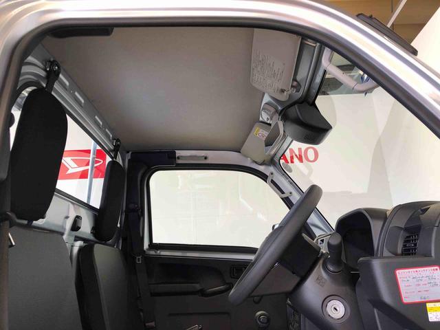 ハイゼットトラック スタンダード 農用スペシャル 4WD マニュアルエアコン パワステ オートライト 作業灯 リヤ4枚リーフスプリング スーパーデフロック ラジオデッキ 衝突被害軽減システム 横滑り防止機能 アイドリングストップ ABS(14枚目)