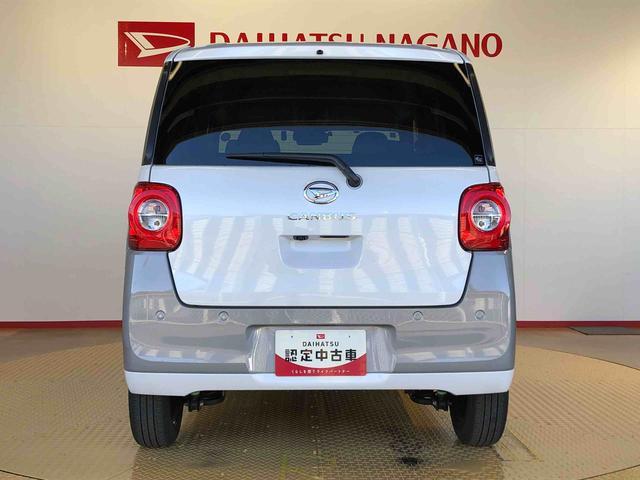 ムーヴキャンバス ストライプスＧターボ　２ＷＤ　ターボ　　両側電動スライドドア　オートライト　衝突被害軽減システム　横滑り防止機能　プッシュスタート　スマートキー　オートエアコン　電動格納ドアミラー　アイドリングストップ　ＡＢＳ　新品ナビ（5枚目）