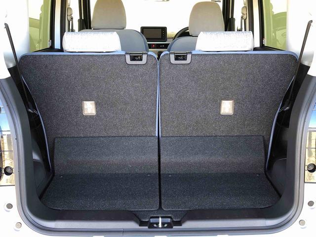 ムーヴキャンバス ストライプスＧターボ　２ＷＤ　ターボ　　両側電動スライドドア　オートライト　衝突被害軽減システム　横滑り防止機能　プッシュスタート　スマートキー　オートエアコン　電動格納ドアミラー　アイドリングストップ　ＡＢＳ　新品ナビ（20枚目）