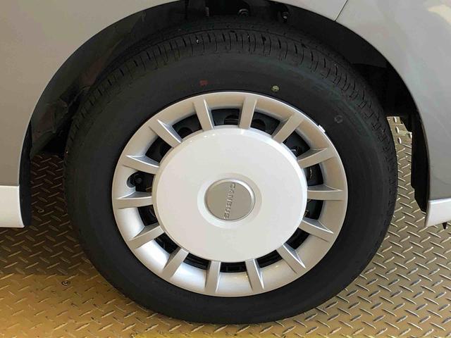 ムーヴキャンバス ストライプスＧターボ　２ＷＤ　ターボ　　両側電動スライドドア　オートライト　衝突被害軽減システム　横滑り防止機能　プッシュスタート　スマートキー　オートエアコン　電動格納ドアミラー　アイドリングストップ　ＡＢＳ　新品ナビ（21枚目）