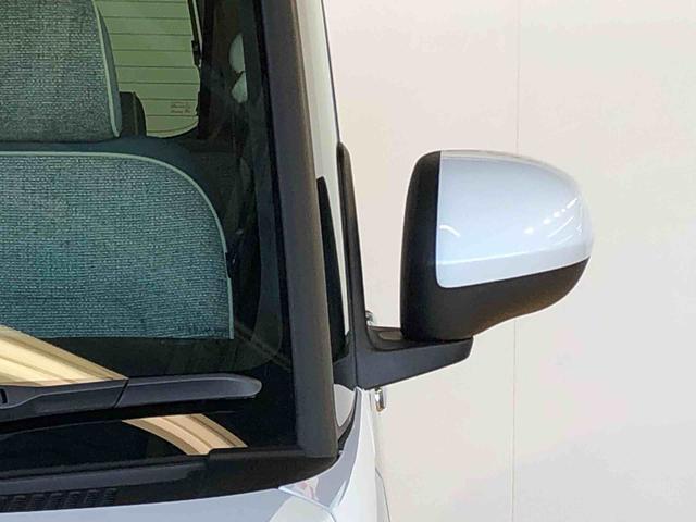 ムーヴキャンバス ストライプスＧターボ　２ＷＤ　ターボ　　両側電動スライドドア　オートライト　衝突被害軽減システム　横滑り防止機能　プッシュスタート　スマートキー　オートエアコン　電動格納ドアミラー　アイドリングストップ　ＡＢＳ　新品ナビ（30枚目）