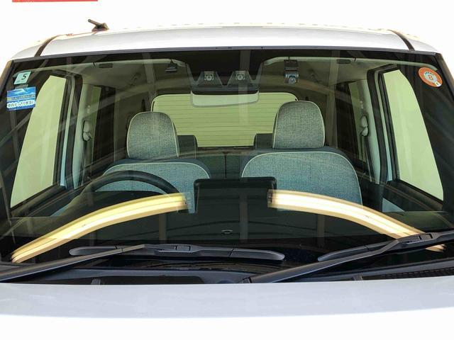 ムーヴキャンバス ストライプスＧターボ　２ＷＤ　ターボ　　両側電動スライドドア　オートライト　衝突被害軽減システム　横滑り防止機能　プッシュスタート　スマートキー　オートエアコン　電動格納ドアミラー　アイドリングストップ　ＡＢＳ　新品ナビ（46枚目）