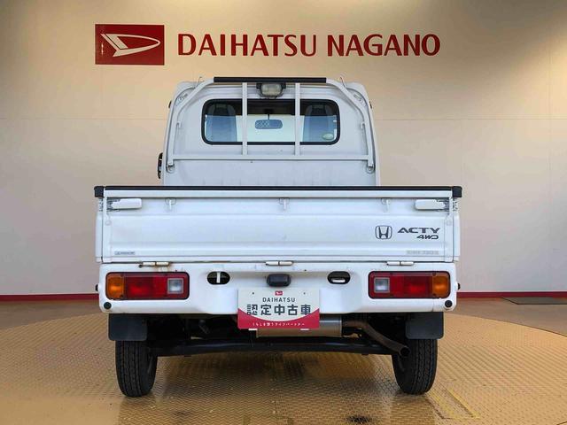 アクティトラック ＳＤＸ　４ＷＤ　パワステ　ラジオデッキ　手動ドアミラー　手動ウィンドウ（5枚目）