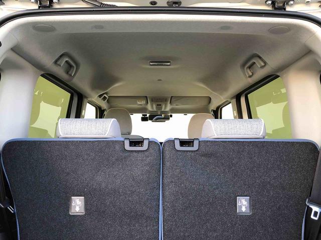 ムーヴキャンバス ストライプスＧターボ　２ＷＤ　ターボ　両側電動スライドドア　オートライト　衝突被害軽減システム　横滑り防止機能　プッシュスタート　スマートキー　オートエアコン　電動格納ドアミラー　アイドリングストップ　ＡＢＳ（14枚目）