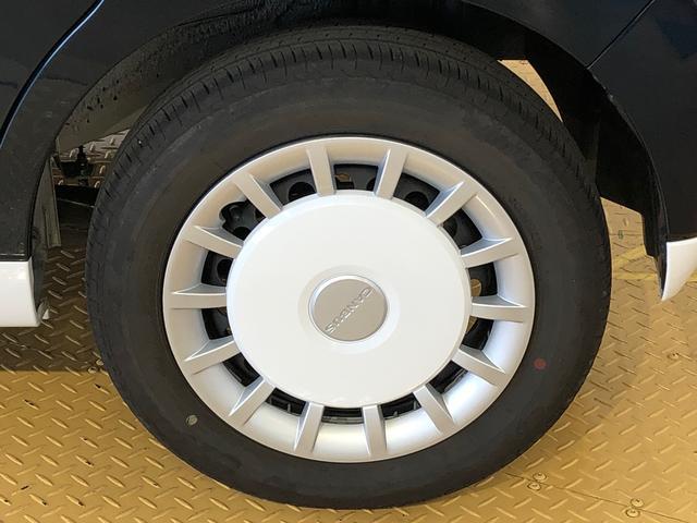 ムーヴキャンバス ストライプスＧターボ　２ＷＤ　ターボ　両側電動スライドドア　オートライト　衝突被害軽減システム　横滑り防止機能　プッシュスタート　スマートキー　オートエアコン　電動格納ドアミラー　アイドリングストップ　ＡＢＳ（24枚目）