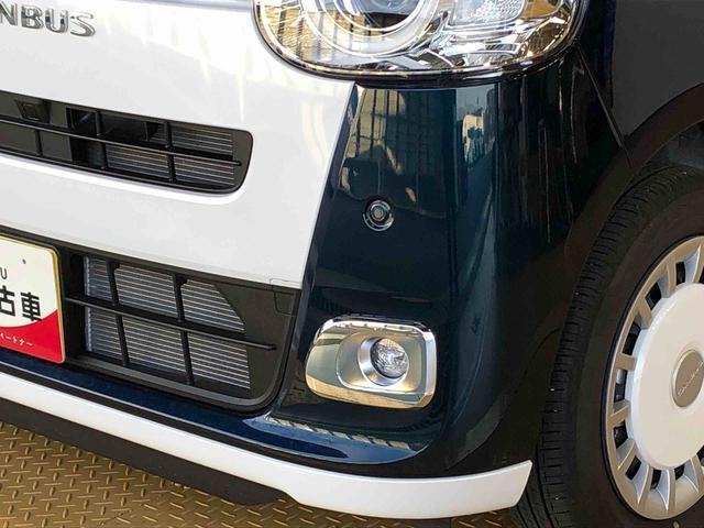 ムーヴキャンバス ストライプスＧターボ　２ＷＤ　ターボ　両側電動スライドドア　オートライト　衝突被害軽減システム　横滑り防止機能　プッシュスタート　スマートキー　オートエアコン　電動格納ドアミラー　アイドリングストップ　ＡＢＳ（26枚目）