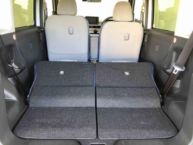 ムーヴキャンバス ストライプスＧターボ　２ＷＤ　ターボ　両側電動スライドドア　オートライト　衝突被害軽減システム　横滑り防止機能　プッシュスタート　スマートキー　オートエアコン　電動格納ドアミラー　アイドリングストップ　ＡＢＳ（48枚目）