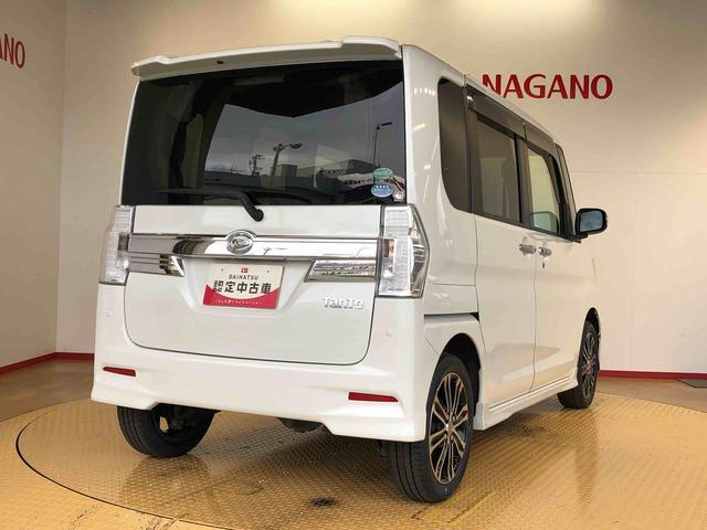 タント カスタムＲＳ　ＳＡＩＩ　４ＷＤ　ターボ　両側電動スライドドア　アイドリングストップ　プッシュスタート　スマートキー　衝突被害軽減システム　横滑り防止機能　オートライト　オートエアコン　電動格納ドアミラー　ＡＢＳ（10枚目）