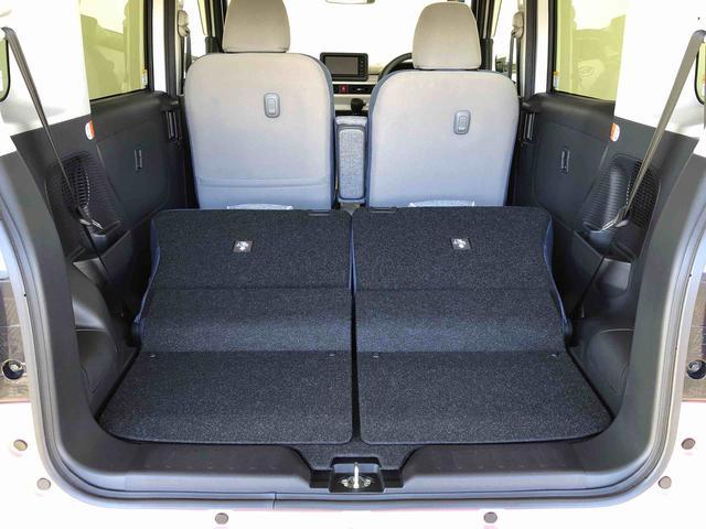 ムーヴキャンバス ストライプスＧ　２ＷＤ　両側電動スライドドア　オートライト　衝突被害軽減システム　横滑り防止機能　プッシュスタート　スマートキー　オートエアコン　電動格納ドアミラー　アイドリングストップ　ＡＢＳ（48枚目）