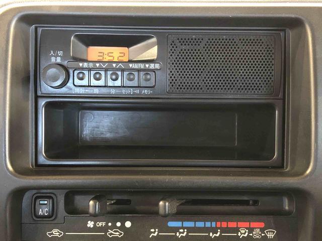 ハイゼットトラック エアコン・パワステ スペシャル 4WD マニュアルエアコン パワステ タイミングチェーン ラジオデッキ 手動ドアミラー 手動ウィンドウ(12枚目)
