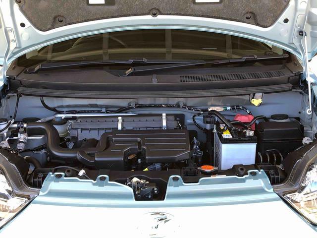 ミライース Ｘ　ＳＡＩＩＩ　２ＷＤ　アイドリングストップ　キーレスエントリー　衝突被害軽減システム　横滑り防止機能　電動格納ドアミラー　オートライト　マニュアルエアコン　パワステ　パワーウインドウ　ＡＢＳ　新品ナビ（19枚目）