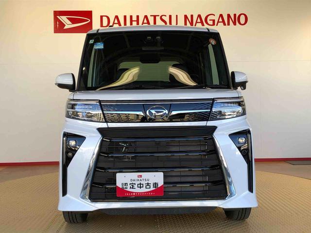 タント カスタムＲＳ　４ＷＤ　ターボ　シートヒーター　両側電動スライドドア　アイドリングストップ　プッシュスタート　スマートキー　衝突被害軽減システム　横滑り防止機能　オートライト　オートエアコン　ＡＢＳ（4枚目）