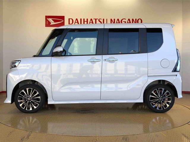 タント カスタムＲＳ　４ＷＤ　ターボ　シートヒーター　両側電動スライドドア　アイドリングストップ　プッシュスタート　スマートキー　衝突被害軽減システム　横滑り防止機能　オートライト　オートエアコン　ＡＢＳ（7枚目）