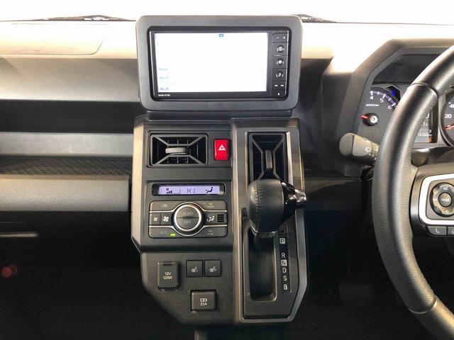 タフト Ｇターボ　クロムベンチャー　４ＷＤ　ターボ　スカイルーフ　　プッシュスタート　スマートキー　オートライト　オートエアコン　電動パーキングブレーキ　衝突被害軽減システム　横滑り防止機能　　シートヒーター　新品ナビ（18枚目）