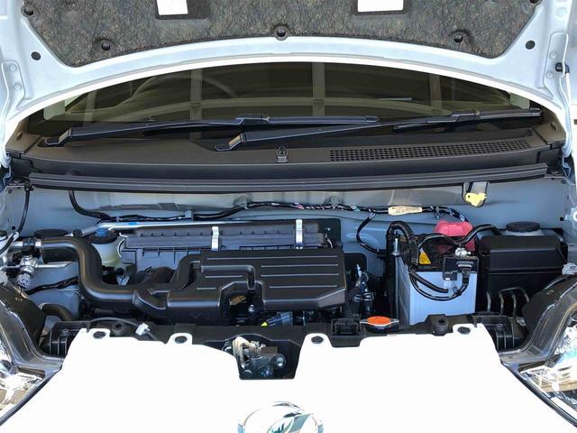 ミライース Ｘ　ＳＡＩＩＩ　４ＷＤ　アイドリングストップ　キーレスエントリー　衝突被害軽減システム　横滑り防止機能　電動格納ドアミラー　オートライト　マニュアルエアコン　パワステ　パワーウインドウ　ＡＢＳ（19枚目）