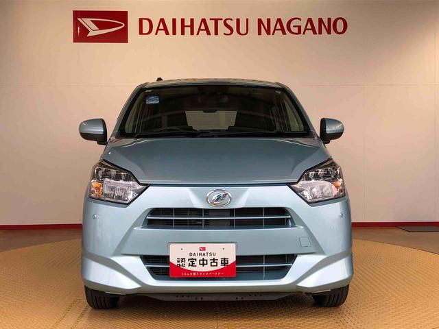 ミライース Ｘ　ＳＡＩＩＩ　２ＷＤ　アイドリングストップ　キーレスエントリー　衝突被害軽減システム　横滑り防止機能　電動格納ドアミラー　オートライト　マニュアルエアコン　パワステ　パワーウインドウ　ＡＢＳ（4枚目）