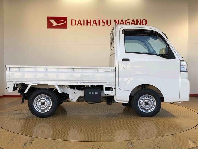 ハイゼットトラック スタンダード　農用スペシャル　４ＷＤ　マニュアルエアコン　パワステ　オートライト　作業灯　リヤ４枚リーフスプリング　ラジオデッキ　衝突被害軽減システム　横滑り防止機能　アイドリングストップ　ＡＢＳ（6枚目）