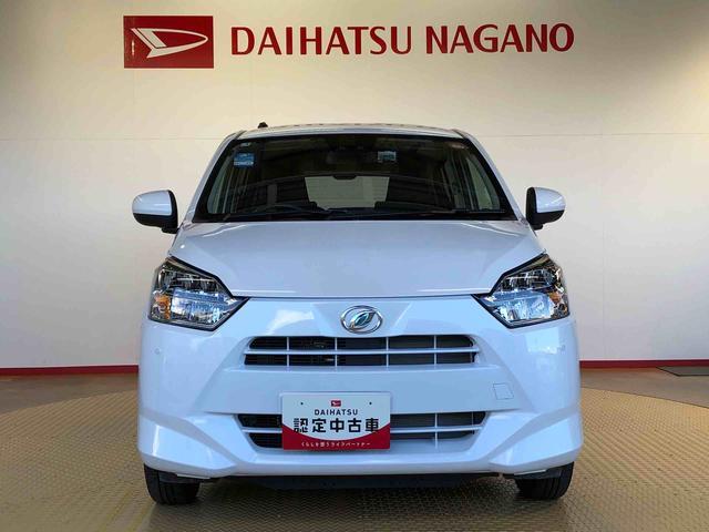 ミライース Ｘ　ＳＡＩＩＩ　４ＷＤ　アイドリングストップ　キーレスエントリー　衝突被害軽減システム　横滑り防止機能　電動格納ドアミラー　オートライト　マニュアルエアコン　パワステ　パワーウインドウ　ＡＢＳ（4枚目）