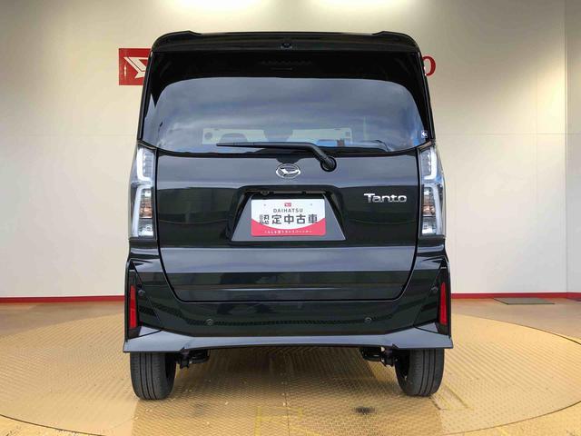 タント カスタムＲＳリミテッド　２ＷＤ　ターボ　シートヒーター　両側電動スライドドア　アイドリングストップ　プッシュスタート　スマートキー　衝突被害軽減システム　横滑り防止機能　オートライト　オートエアコン　ＡＢＳ（5枚目）