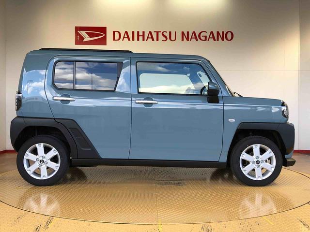 タフト Ｇターボ　クロムベンチャー　４ＷＤ　ターボ　スカイルーフ　　プッシュスタート　スマートキー　オートライト　　電動パーキングブレーキ　衝突被害軽減システム　横滑り防止機能　シートヒーター　ＡＢＳ　新品ナビ　ドラレコ　ＥＴＣ付（6枚目）