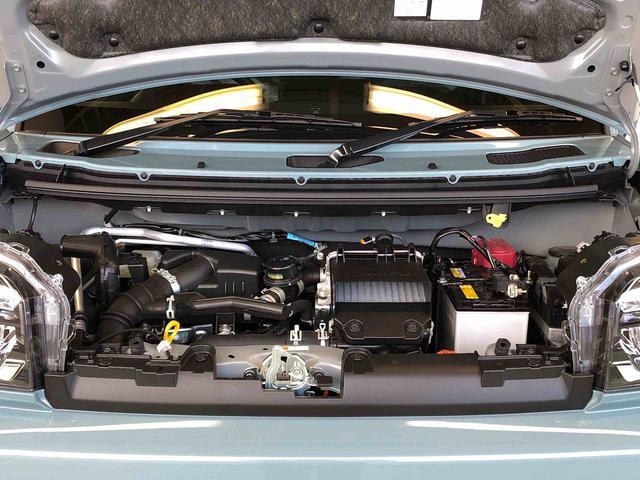 タフト Ｇターボ　クロムベンチャー　４ＷＤ　ターボ　スカイルーフ　　プッシュスタート　スマートキー　オートライト　　電動パーキングブレーキ　衝突被害軽減システム　横滑り防止機能　シートヒーター　ＡＢＳ　新品ナビ　ドラレコ　ＥＴＣ付（19枚目）