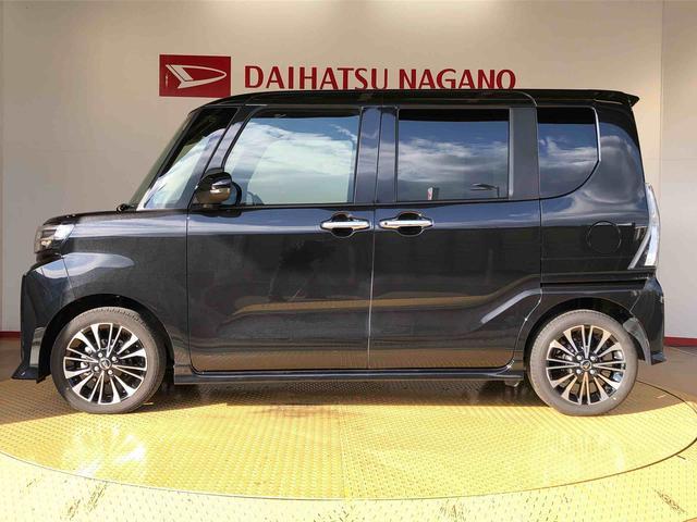 タント カスタムＲＳリミテッド　２ＷＤ　ターボ　シートヒーター　両側電動スライドドア　アイドリングストップ　プッシュスタート　スマートキー　衝突被害軽減システム　横滑り防止機能　オートライト　オートエアコン　ＡＢＳ　新品ナビ（7枚目）