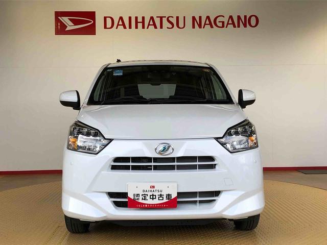 ミライース Ｘ　ＳＡＩＩＩ　４ＷＤ　アイドリングストップ　キーレスエントリー　衝突被害軽減システム　横滑り防止機能　電動格納ドアミラー　オートライト　マニュアルエアコン　パワステ　パワーウインドウ　ＡＢＳ（4枚目）