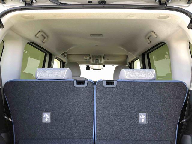 ムーヴキャンバス ストライプスＧ　４ＷＤ　両側電動スライドドア　オートライト　衝突被害軽減システム　横滑り防止機能　シートヒーター　プッシュスタート　スマートキー　オートエアコン　電動格納ドアミラー　アイドリングストップ　ＡＢＳ（14枚目）