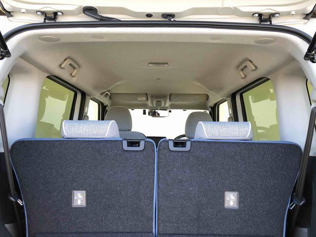 ムーヴキャンバス ストライプスＧ　４ＷＤ　両側電動スライドドア　オートライト　衝突被害軽減システム　横滑り防止機能　プッシュスタート　スマートキー　オートエアコン　パワーウインドウ　電動格納ドアミラー　アイドリングストップ　　新品ナビ（14枚目）