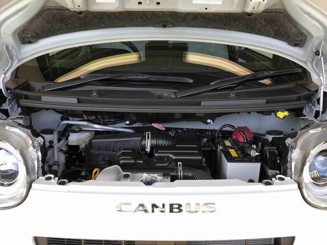 ムーヴキャンバス ストライプスＧ　４ＷＤ　両側電動スライドドア　オートライト　衝突被害軽減システム　横滑り防止機能　プッシュスタート　スマートキー　オートエアコン　パワーウインドウ　電動格納ドアミラー　アイドリングストップ　　新品ナビ（19枚目）