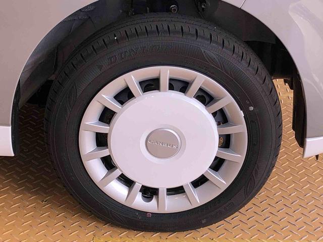 ムーヴキャンバス ストライプスＧ　４ＷＤ　両側電動スライドドア　オートライト　衝突被害軽減システム　横滑り防止機能　プッシュスタート　スマートキー　オートエアコン　パワーウインドウ　電動格納ドアミラー　アイドリングストップ　　新品ナビ（21枚目）