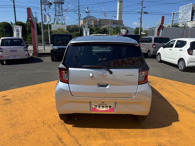 ミライース Ｘ　リミテッドＳＡＩＩＩ　弊社デモカーＵ車輛　新車保証継承　衝突低減ブレーキ　オーディオレス　Ｂカメラ（6枚目）