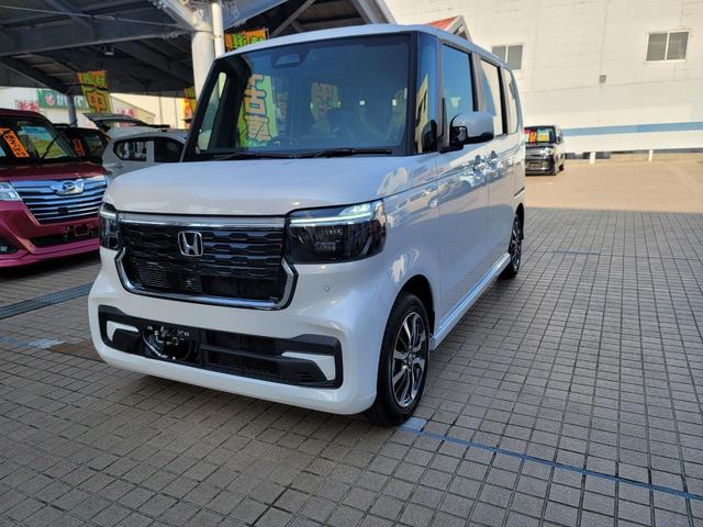 Ｎ－ＢＯＸカスタム ベースグレード　展示車両　プッシュスタート　片側パワースライドドア　電子制御パーキングブレーキ（5枚目）