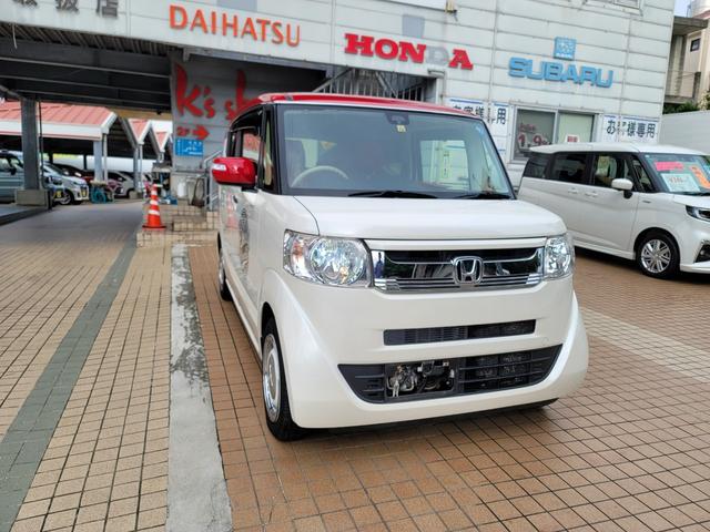 Ｎ－ＢＯＸスラッシュ Ｇ・Ｌインテリアカラーパッケージ　純正ナビ／フルセグＴＶ／ＤＶＤ／ＳＤ／Ｂｌｕｅｔｏｏｔｈ　バックカメラ　ＥＴＣ　電動パーキングブレーキ　ブルートゥース　サイドエアバック　セキュリティアラーム　デュアルエアバック　ナビ　パワステ　ＡＣ