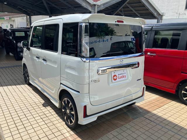 フレアワゴンカスタムスタイル ハイブリッドＸＳ　３６０°カメラ　ＬＥＤヘットライト　デュアルセンサーブレーキサポート　ブルートゥース　オートクルーズ　電格ミラー　前席シートヒーター　スマートキ　横滑り防止機能　地デジ　盗難防止装置　ＥＴＣ付き　ＰＳ（8枚目）