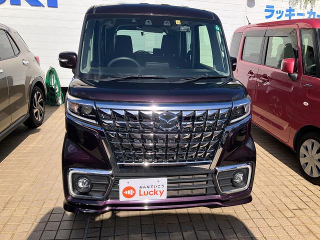 フレアワゴンカスタムスタイル ハイブリッドXS 車線逸脱警報システム LEDヘットライト デュアルセンサーブレーキサポート ブルートゥース オートクルーズ 電格ミラー 前席シートヒーター スマートキ 横滑り防止機能 地デジ 盗難防止装置 ETC付き(6枚目)