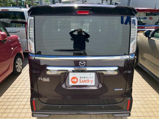 フレアワゴンカスタムスタイル ハイブリッドXS 車線逸脱警報システム LEDヘットライト デュアルセンサーブレーキサポート ブルートゥース オートクルーズ 電格ミラー 前席シートヒーター スマートキ 横滑り防止機能 地デジ 盗難防止装置 ETC付き(9枚目)