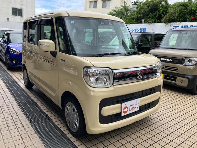 スペーシア ハイブリッドＸ　デュアルセンサーブレーキＳ　両側パワードア　コーナーセンサ　スマートエントリー　地デジフルセグ　シ－トヒ－タ－　フロントカメラ　電格ドアミラー　ＥＴＣ車載器　ブルートゥース　ｉ－ｓｔｏｐ　フリーキー（5枚目）