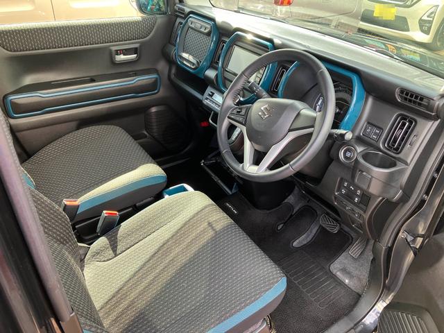 ハスラー ハイブリッドＸ　ＴＶ＆ナビ　ＥＴＣ付　オートＬＥＤ　アイドルストップ　ＵＳＢ入力　キーレスエントリー　運転席エアバッグ　フルフラット　前席シートヒーター　セキュリティアラーム　ＬＥＤライト　ドライブレコーダー　記録簿（21枚目）