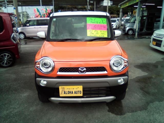 フレアクロスオーバー ＸＳ　アイドリングストップ　衝突被害軽減ブレーキ　横滑り防止装置　ナビ　ワンセグ　ＣＤ　ＡＭＦＭラジオチューナー　ＣＶＴ　オートエアコン　オートライト　プッシュスタート　純正１５インチアルミホイール（2枚目）