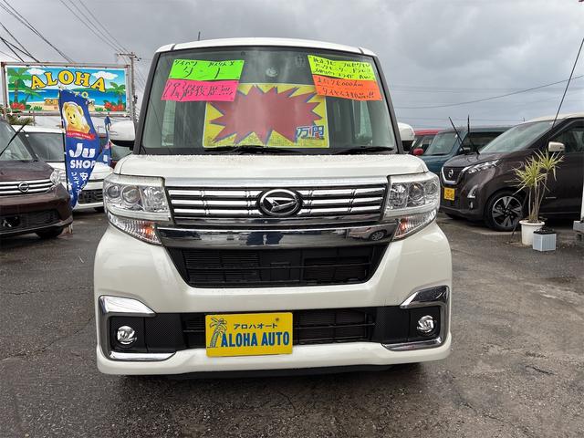 タント カスタムＸ　純正ナビ　フルセグＴＶ　Ｂｌｕｅｔｏｏｔｈ　バックカメラ　左側パワースライド