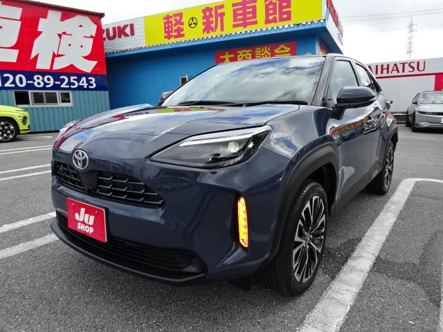 ヤリスクロス ハイブリッドＺ　トヨタセーフティーセンス　純正ディスプレイオーディオ　全方位カメラ　ブルートゥース　ＨＤＭＩ　ドライブレコーダー　ＥＴＣ　ハーフレザーシート　ＬＥＤヘッドライト　パワーシート　前後クリアランスソナー（2枚目）