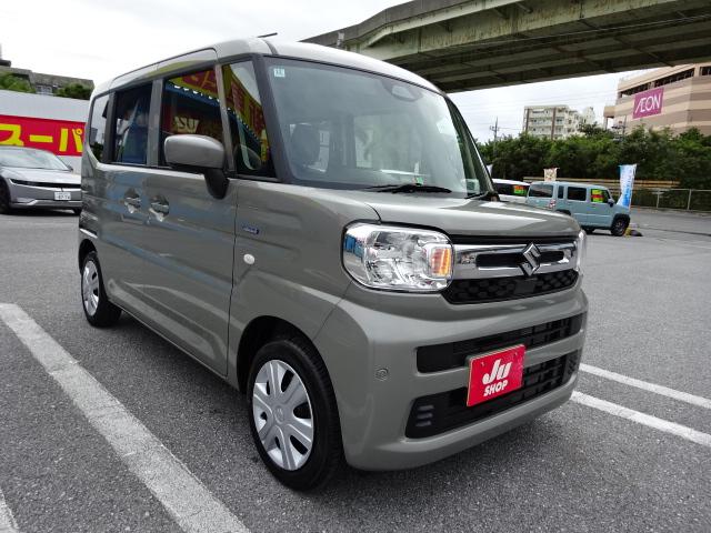 スペーシア ハイブリッドＸ　走行２千キロ　レーダーブレーキサポート　フロアマット　ワイドバイザー　サビ止め施工付き　ＬＥＤヘッドライト　両側パワースライドドア　前後クリアランスソナー　リアサーキュレーター　後席オットマン（3枚目）