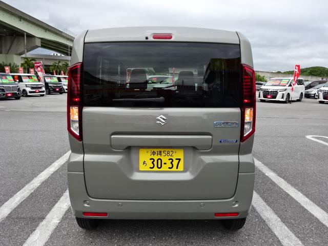 スペーシア ハイブリッドＸ　走行２千キロ　レーダーブレーキサポート　フロアマット　ワイドバイザー　サビ止め施工付き　ＬＥＤヘッドライト　両側パワースライドドア　前後クリアランスソナー　リアサーキュレーター　後席オットマン（8枚目）