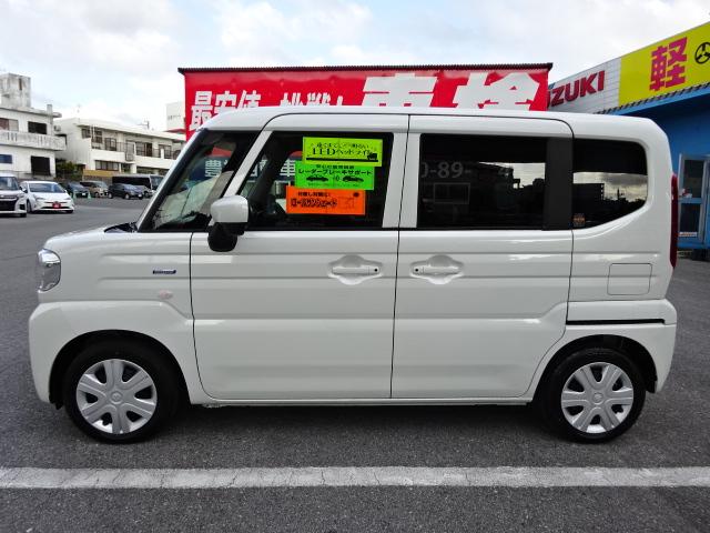 スペーシア ハイブリッドX 走行4千キロ レーダーブレーキサポート フロアマット ワイドバイザー サビ止め施工付き LEDヘッドライト 両側パワースライドドア 前後クリアランスソナー リアサーキュレーター 後席オットマン(6枚目)